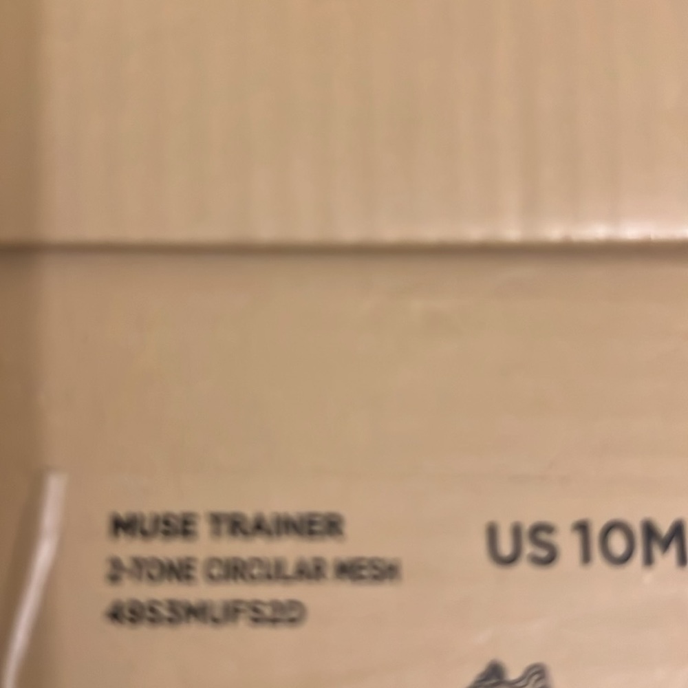 Powder pink & cream platform athletic trainer
sneaker w/ faux Gold MK plate - Picture 12 of 14